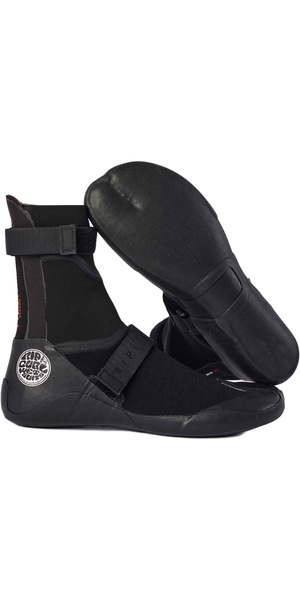2026 Rip Curl Flashbomb 5mm Narrow Split Toe Wetsuit Boot 119MSA - Black